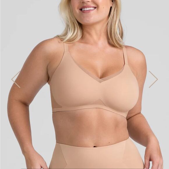 Honeylove Other - Honeylove Crossover Bra Women's L 38 B/C | Beige Sand | Wireless Support | NWOT